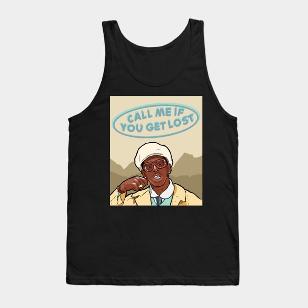 Call Me If You Get Lost Tank Top by Jones Factory